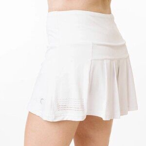 Zyia White Chill Clubhouse Tennis Skort, Size L